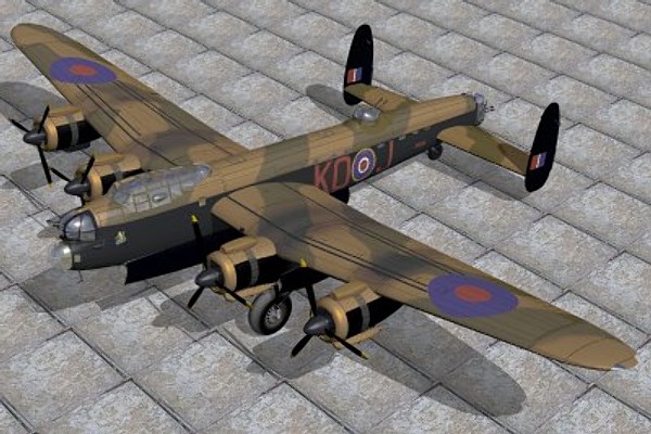 3d avro lancaster bomber model - Avro Lancaster BII by pbratt
